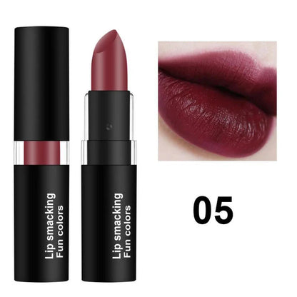 12 Colors Matte Lipstick Lip Gloss Cosmetic For Makeup Long Lasting Moisture Make Up Waterproof Lipstick Lips