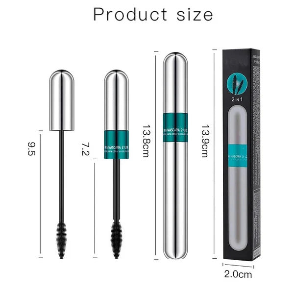 49% OFFe??£¤2 in 1 Curl Long Lasting Waterproof Mascara