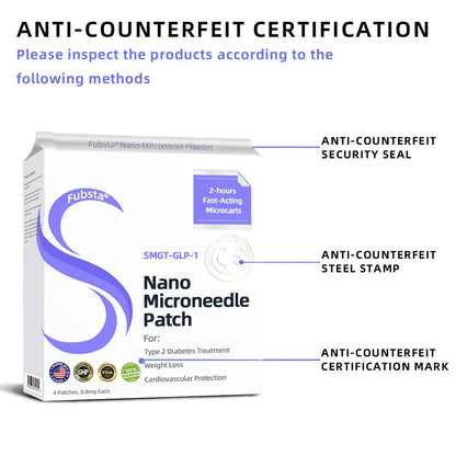 Fubsta SMGT-GLP-1 Nano Microneedle Patch 2.0 - 🔥See results in 7 days