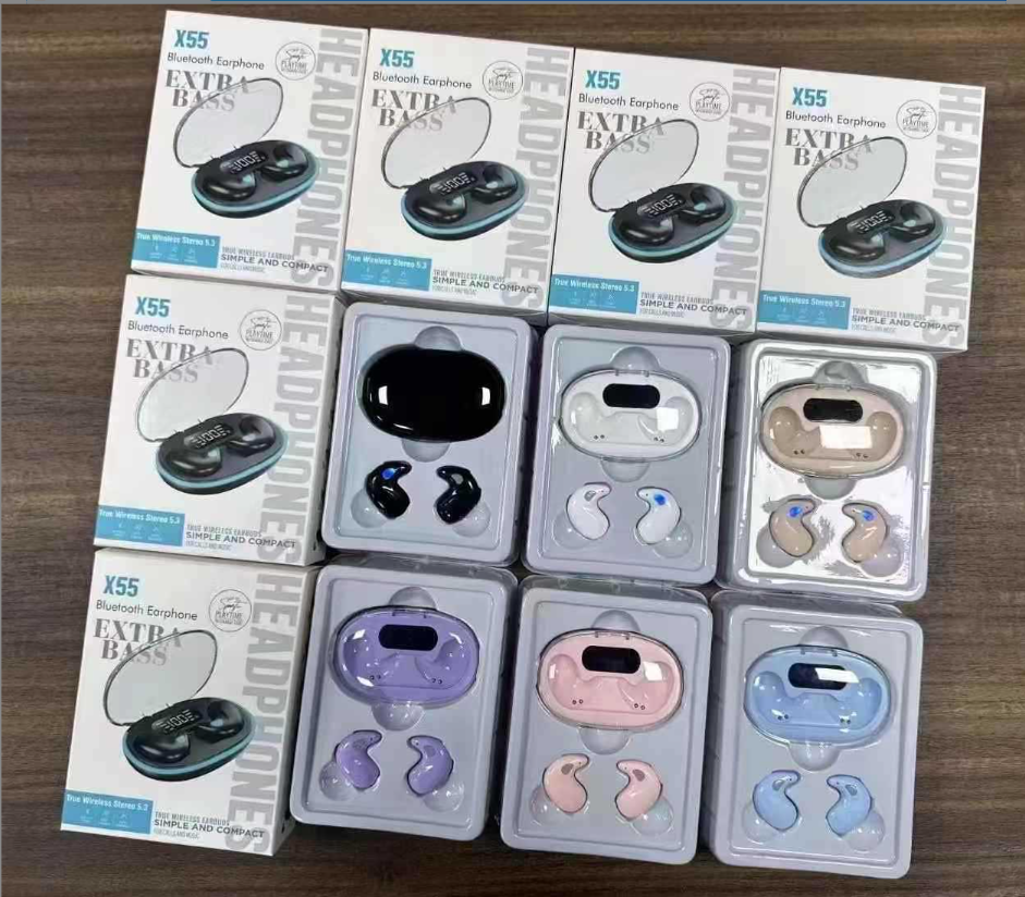 🏆LAST DAY SALE 60% OFF⏰Thin Waterproof Earbuds for Small Ears: Comfortable for Sleep, Exercise - No Pressure, Low Delay, Long Life