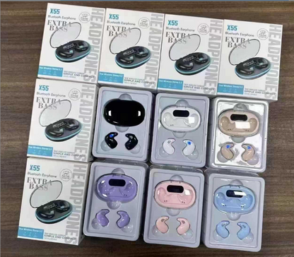🏆LAST DAY SALE 60% OFF⏰Thin Waterproof Earbuds for Small Ears: Comfortable for Sleep, Exercise - No Pressure, Low Delay, Long Life