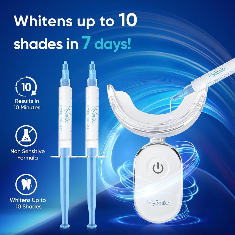 ✨MySmile Pro Teeth Whitening Kit with 28x LED Light 22% Carbamide Peroxide Oral Care