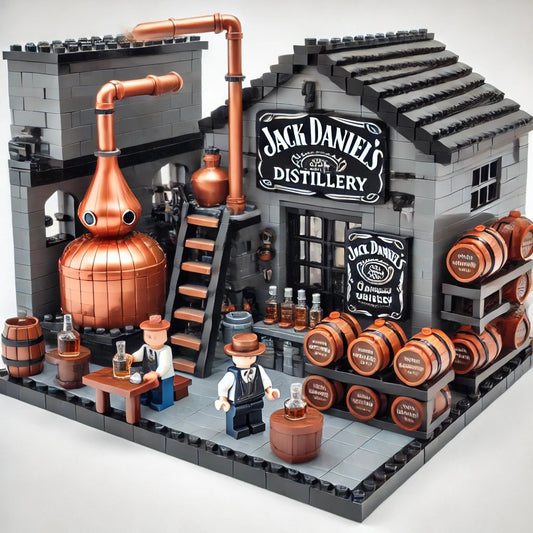 🎁LAST DAY 49% OFF- Whiskey Distillery Building Block Set